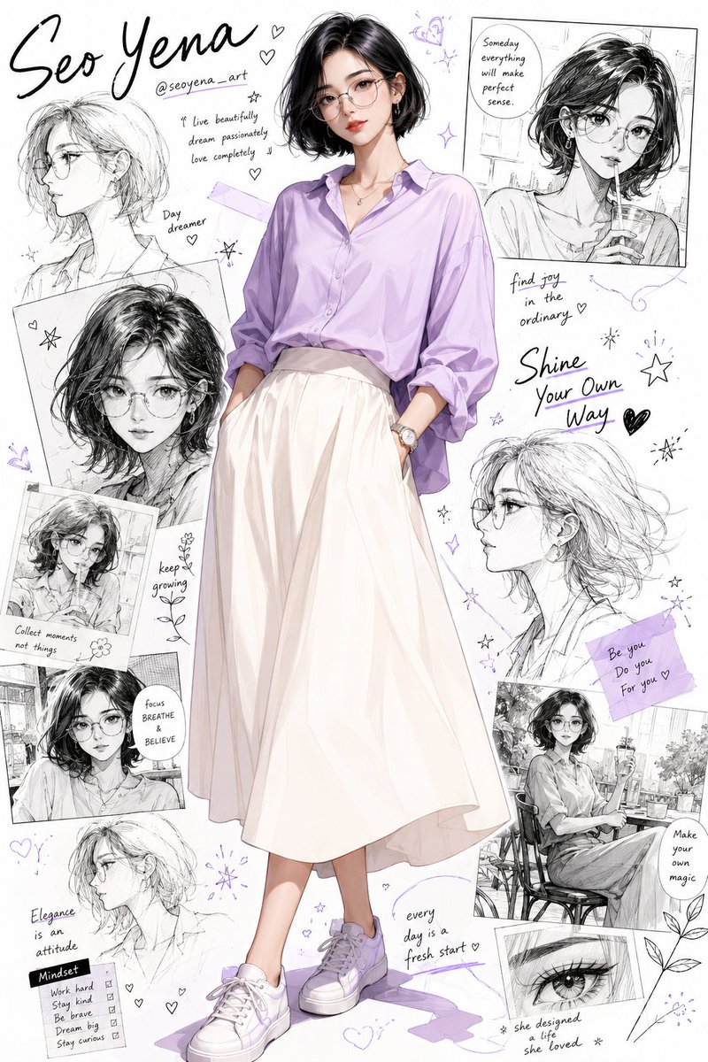 Anime Esintili Kore Moda Portresi (1/2)