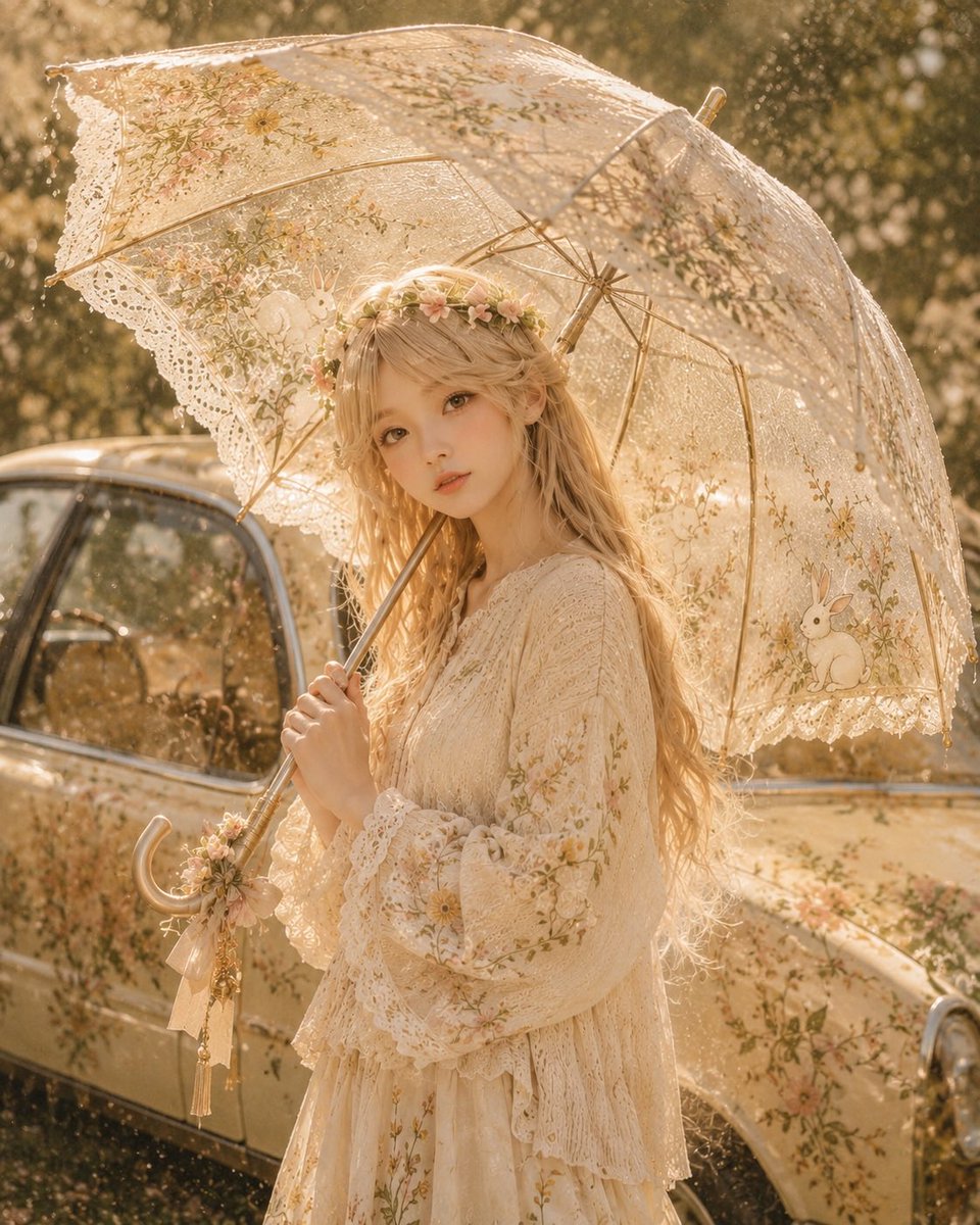 Design de parapluie personnalisé inspiré d'un personnage (1/4)