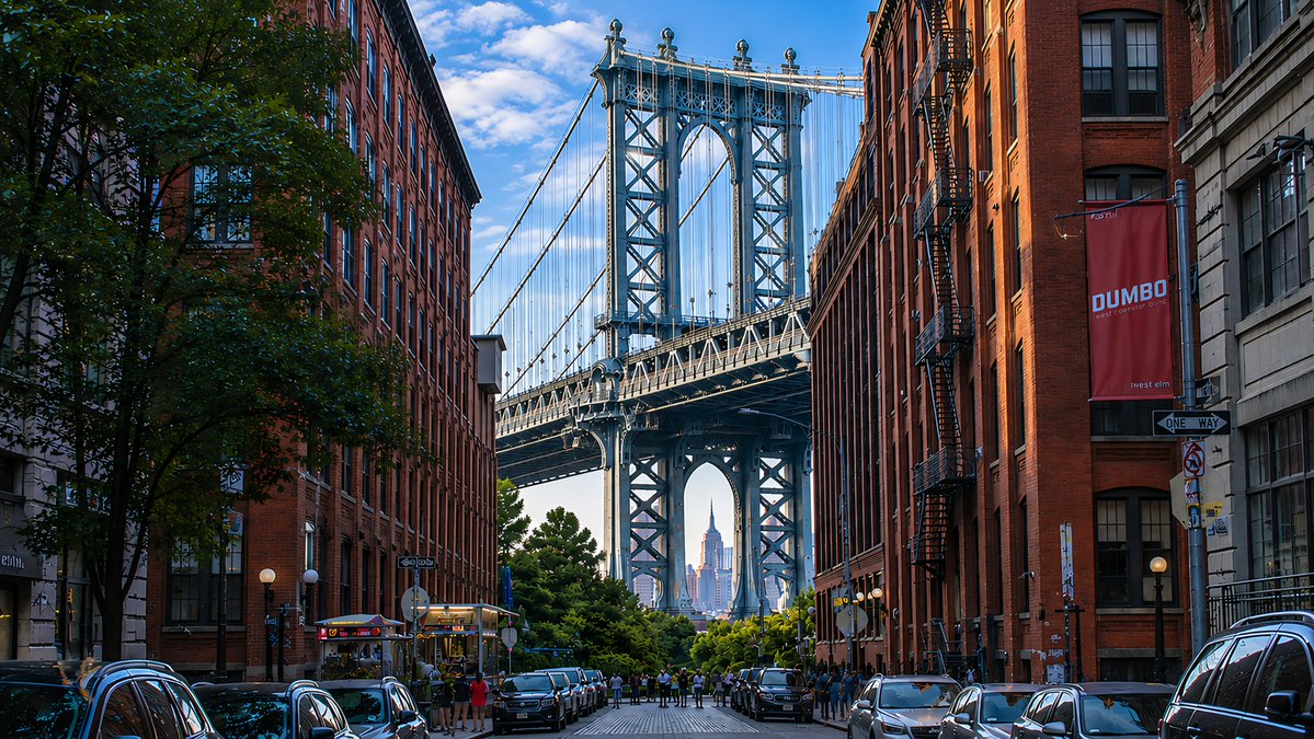 DUMBO Bridge Desktop Wallpaper