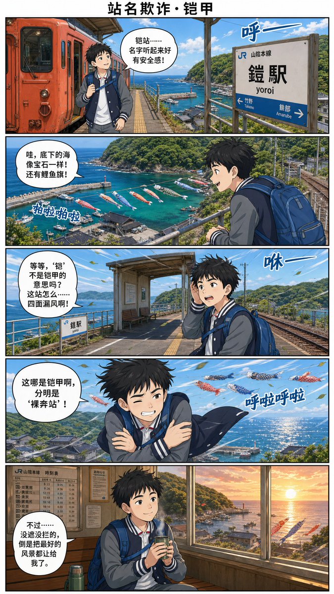 Fumetto Manga Seaside Stazione Yoroi