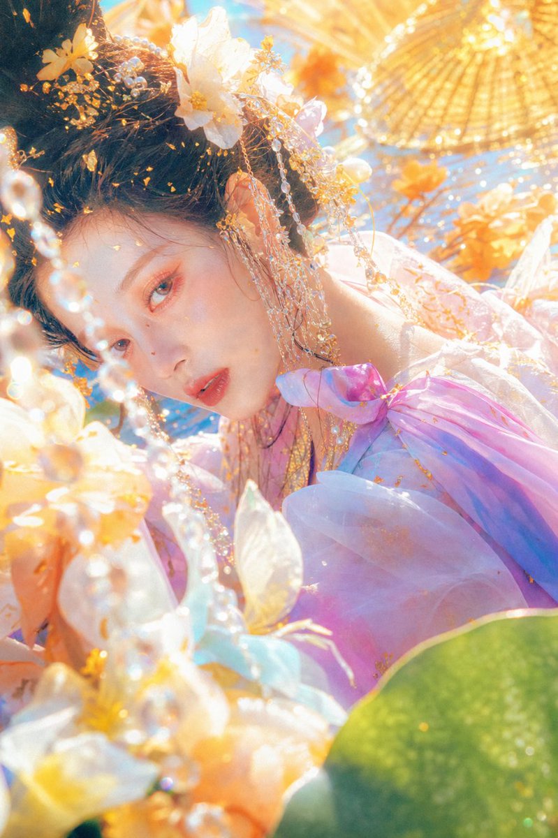 Ethereal Floral Fantasy Portrait