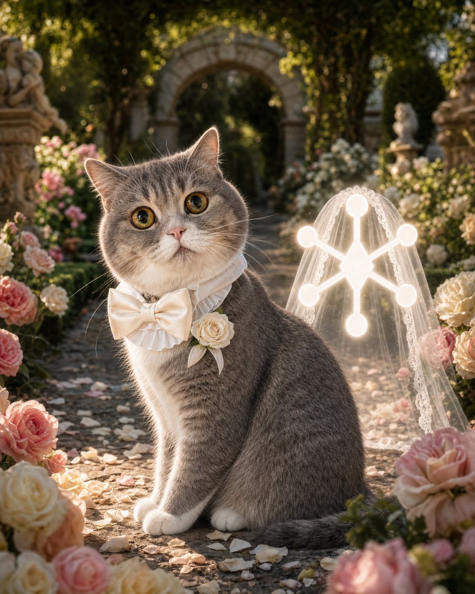 Potret Pernikahan Taman Groom Kucing