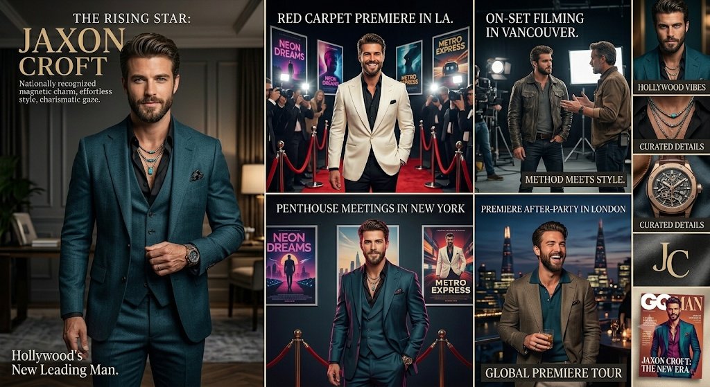Kolase Editorial Bintang Hollywood