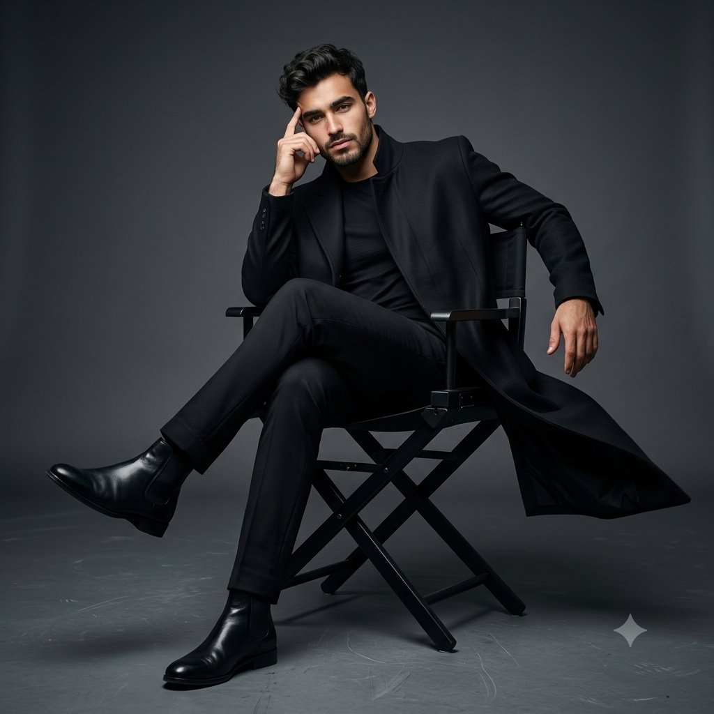 Full Body Cinematic Studio Portrait