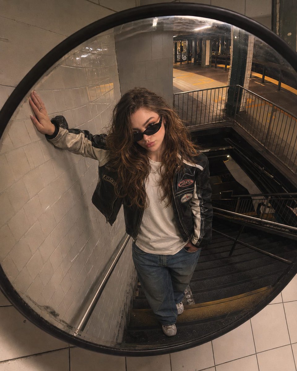 Yeraltı Metro Ayna Portresi