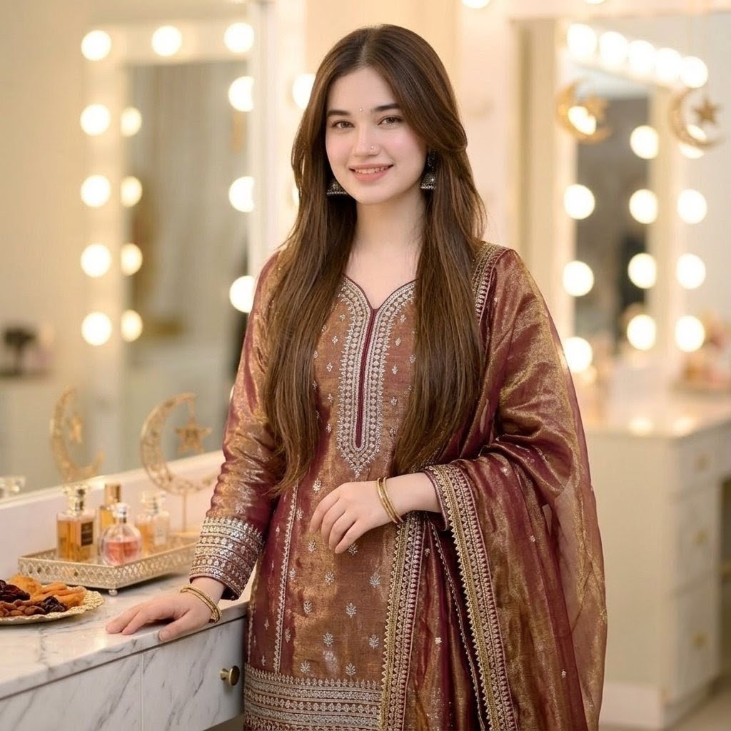 Eid Salwar Suit Vanity Portrait