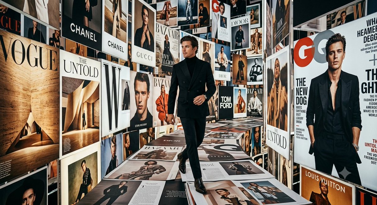 Luxury Fashion Magazine Corridor