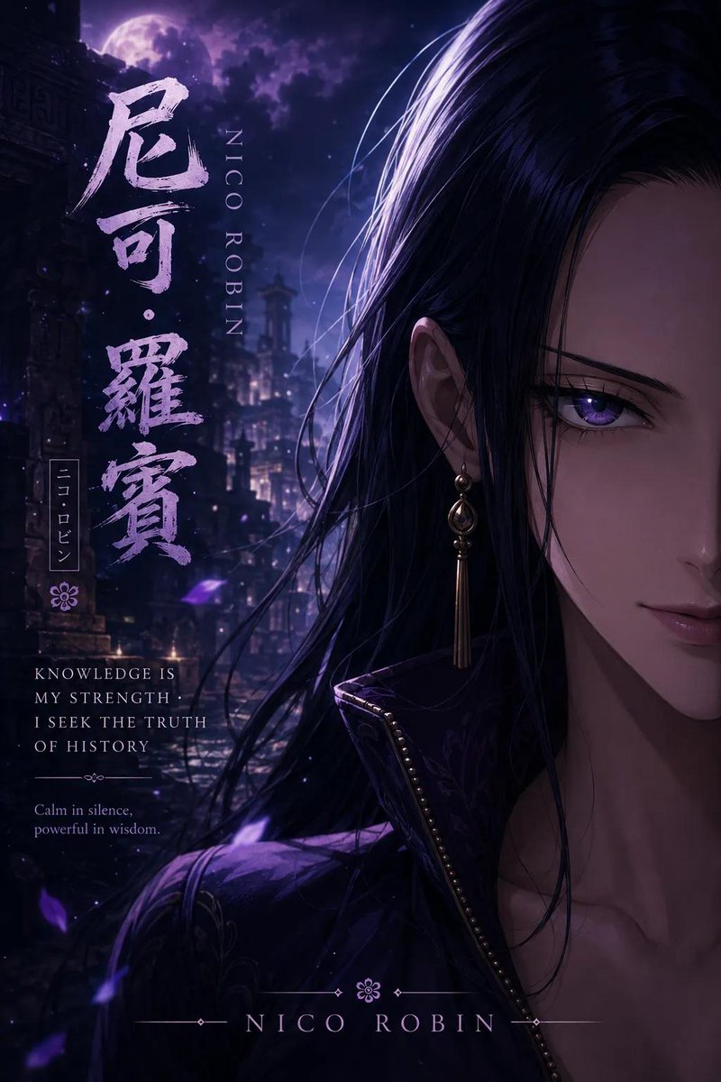 Design del poster del personaggio d'avventura anime (1/4)