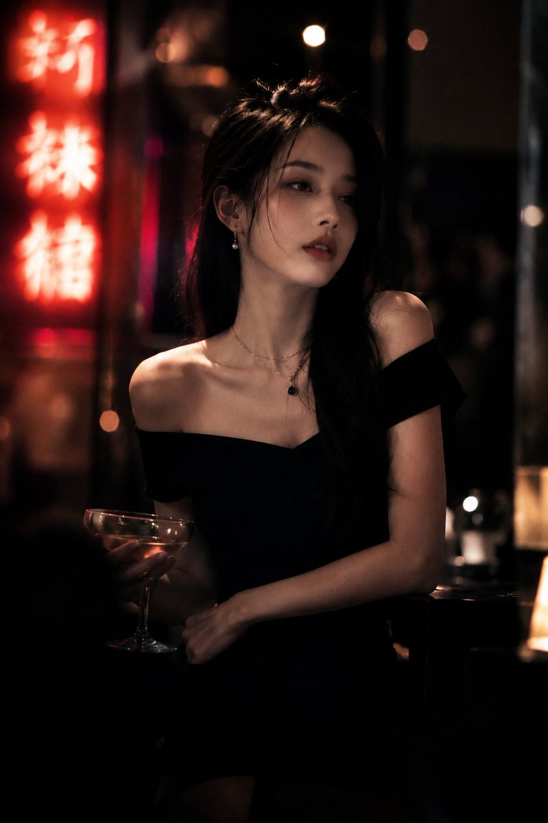 Realistic Cinematic Portrait in Luxury Bar (1/2)