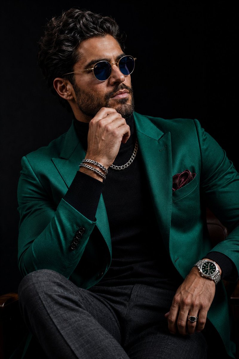 Luxury Menswear Editorial Portrait
