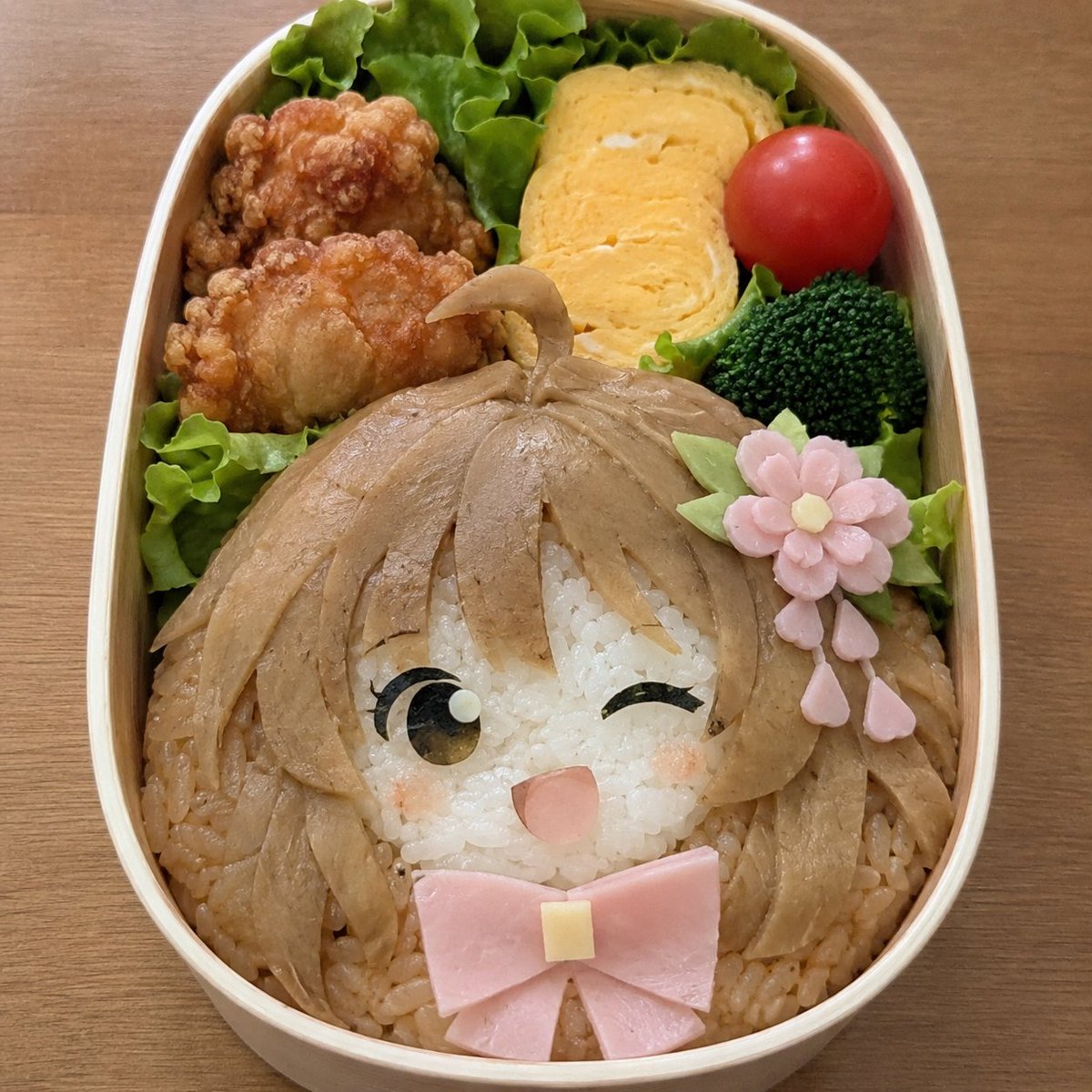 Anime Girl Character Bento