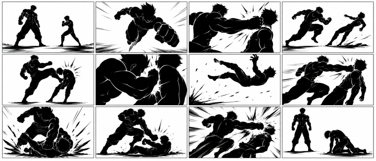Storyboard Battaglia Anime Ultra-Grandangolare