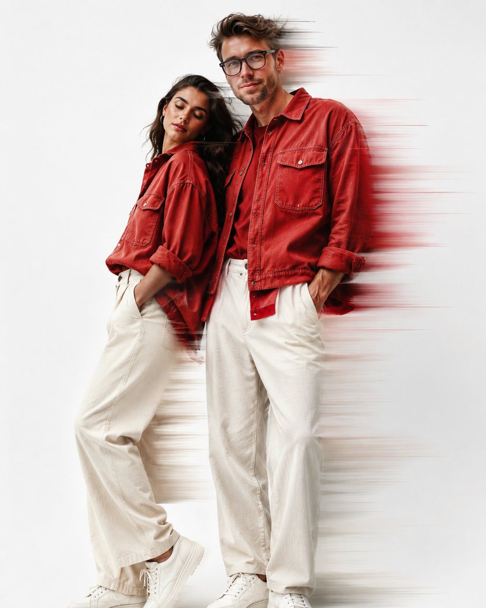 Ritratto Editoriale di Moda con Motion Blur