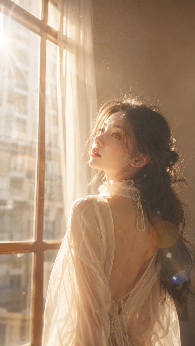 Golden Hour Window Portrait (1/2)