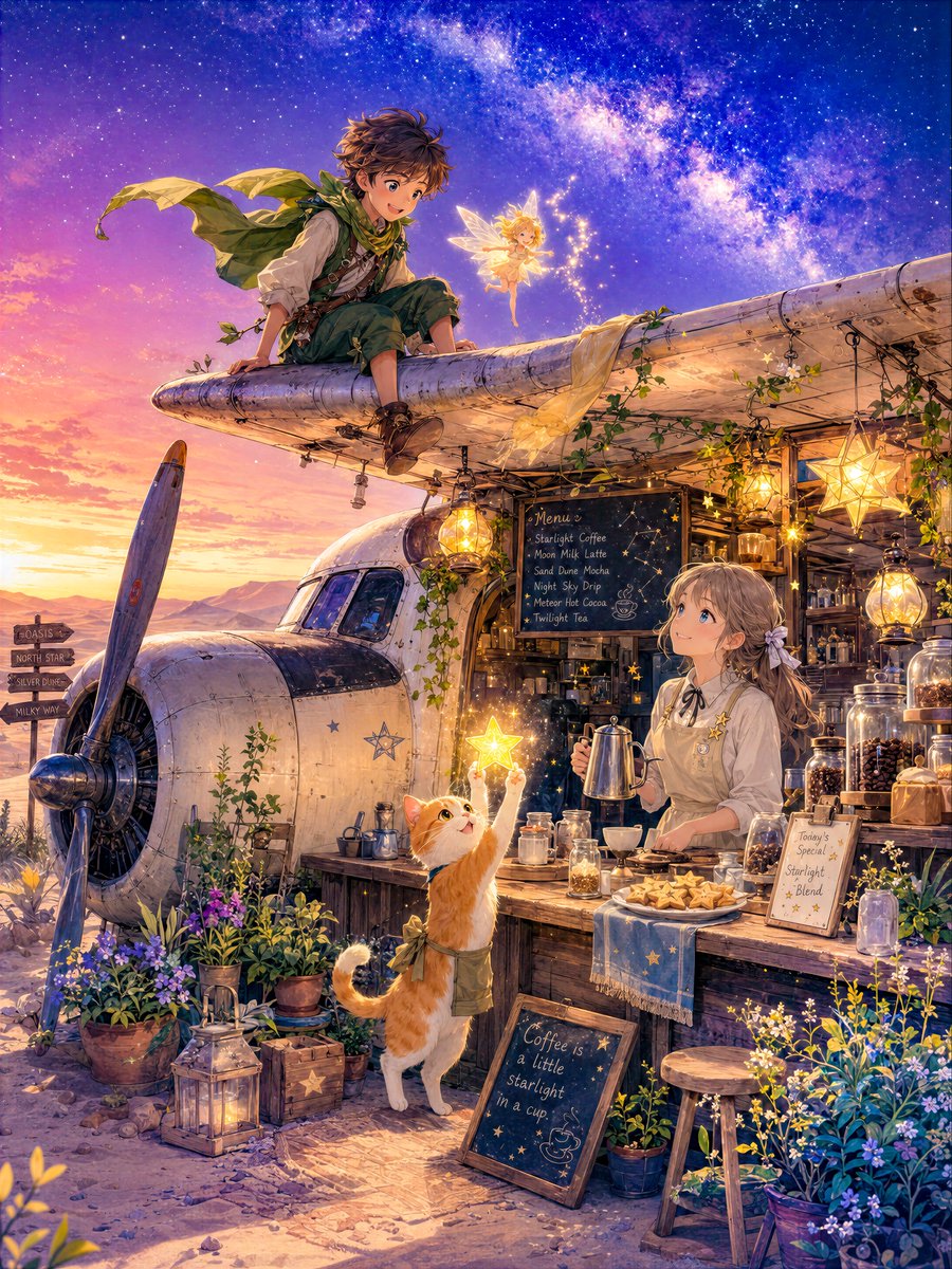 Star Cafe on a Crashed Airplane