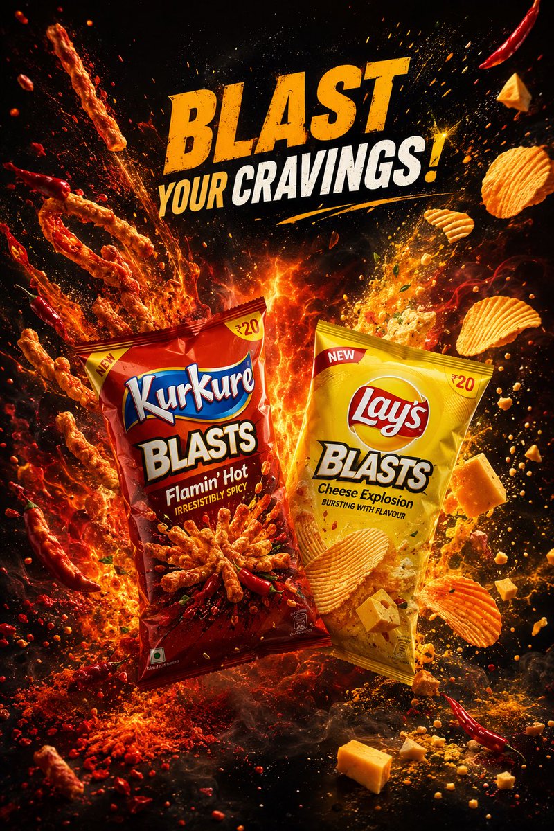 Premium Snack Werbeposter (1/2)