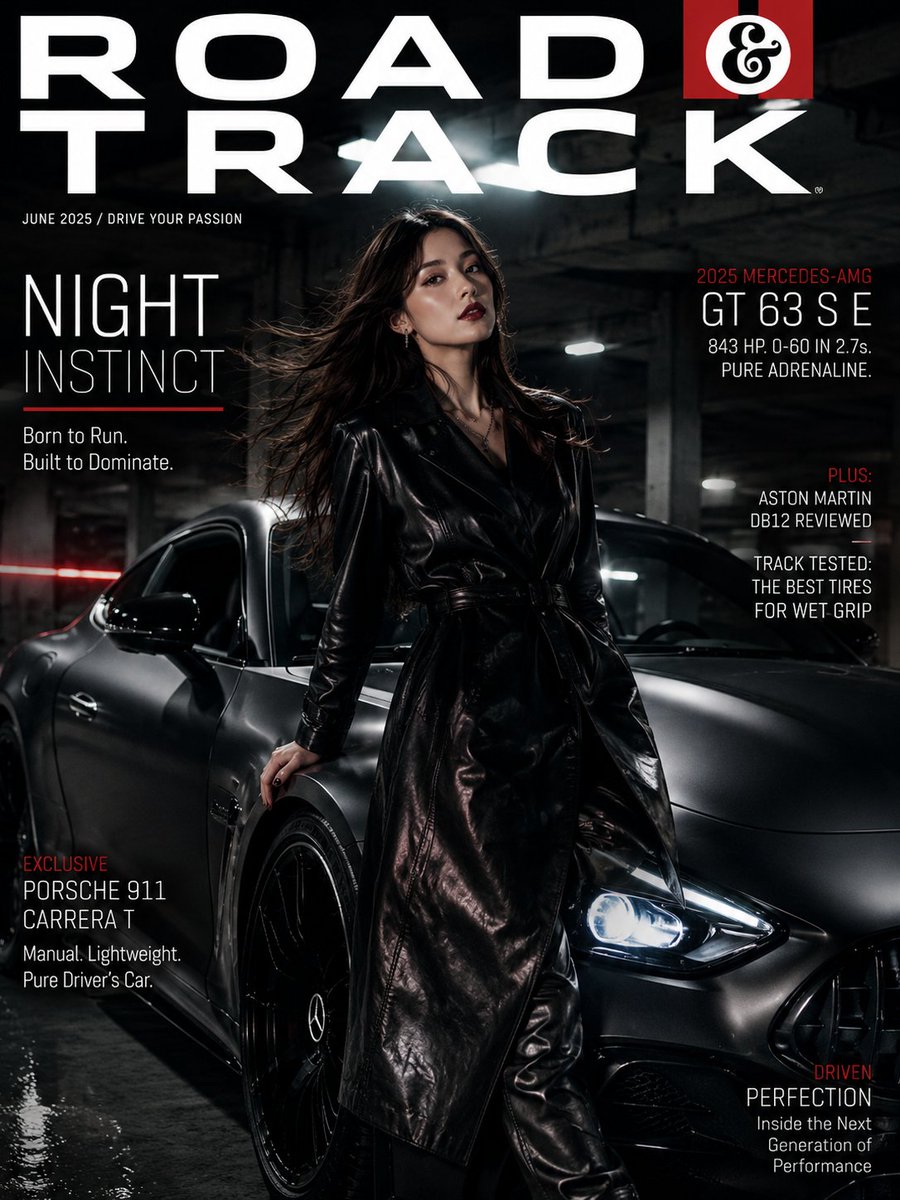 Automotive Lifestyle Magazine Cover