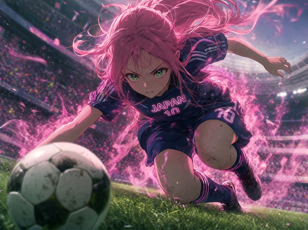 Tiro Potente Calcio Anime Giappone