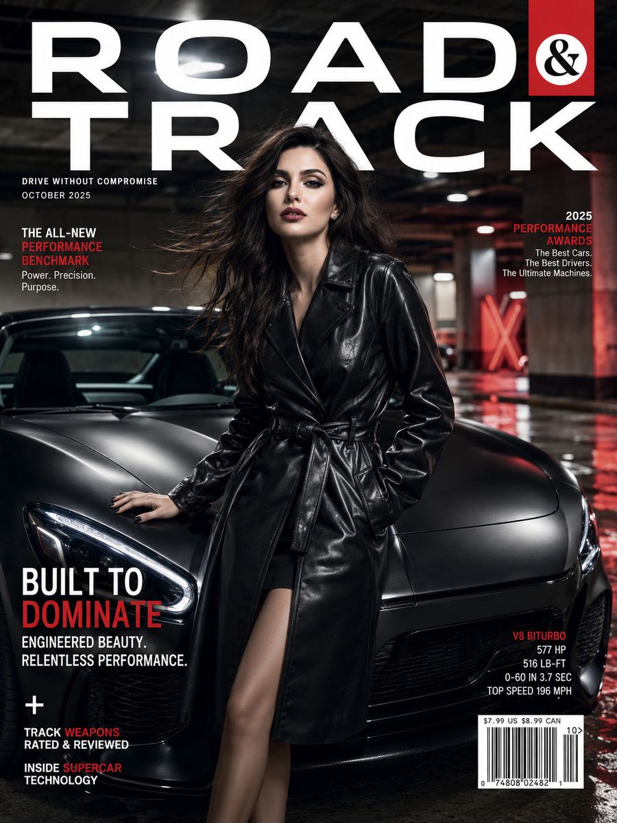 Automotive Magazine Cover Portrait
