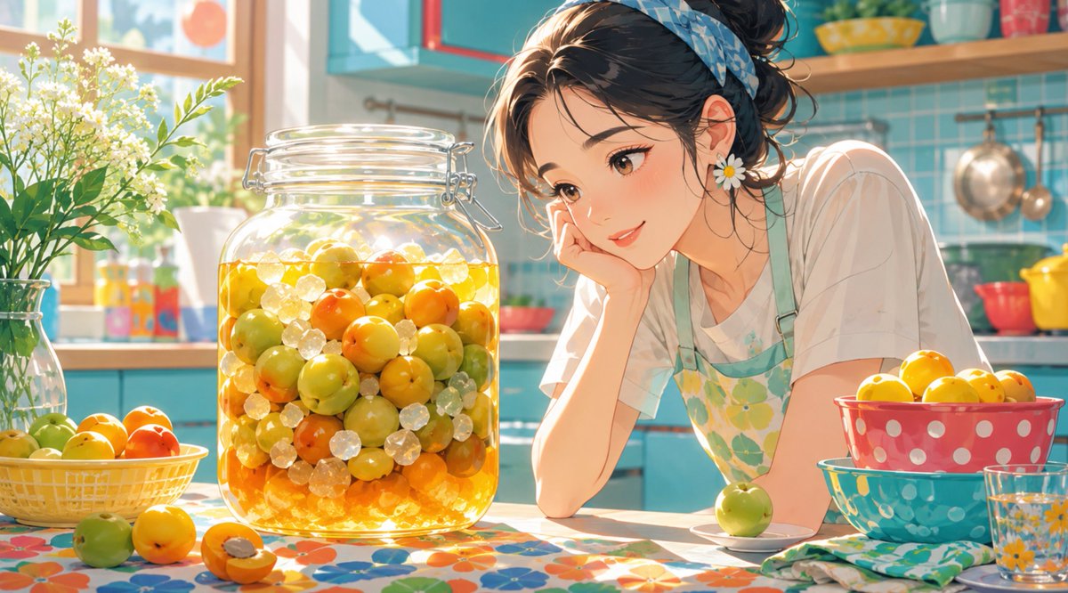 Anime Kitchen Plum Syrup Scene