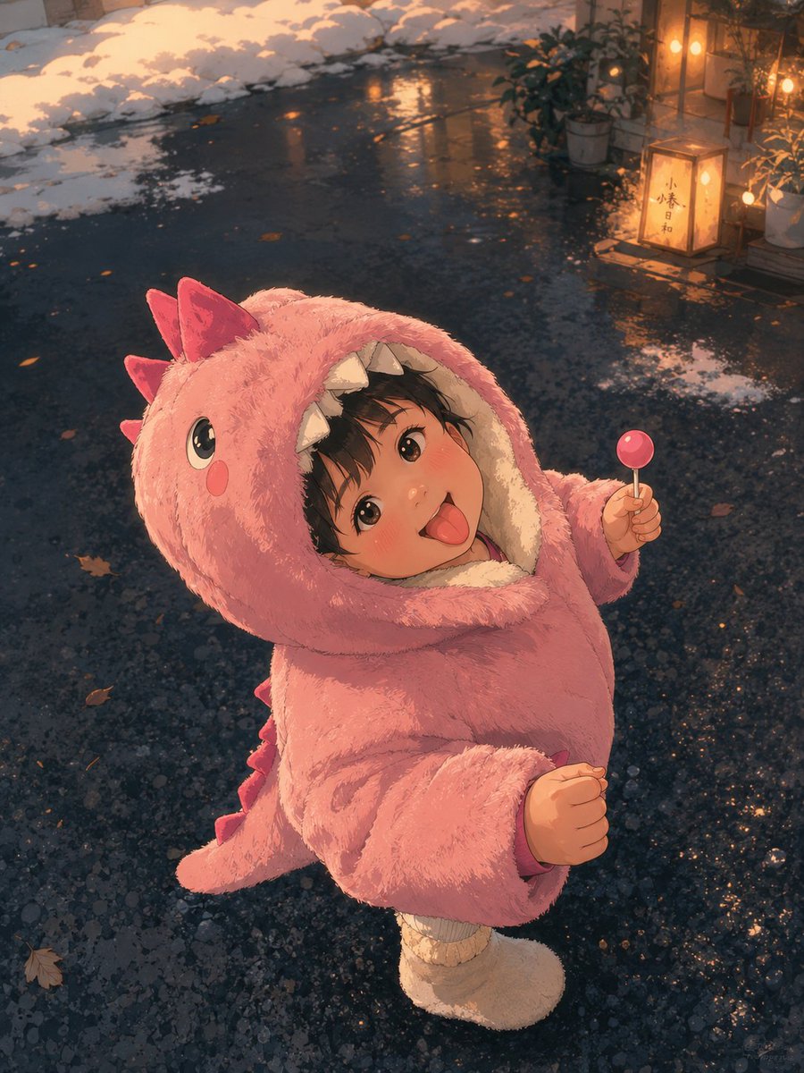 Filmische Anime Winter Foto Transformation