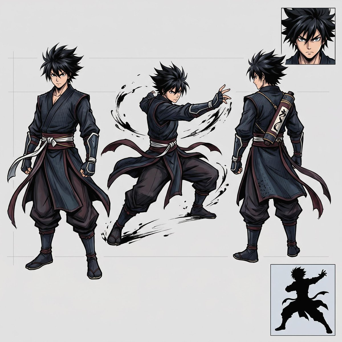 Scheda Personaggio Ninja Ombra Senza Volto