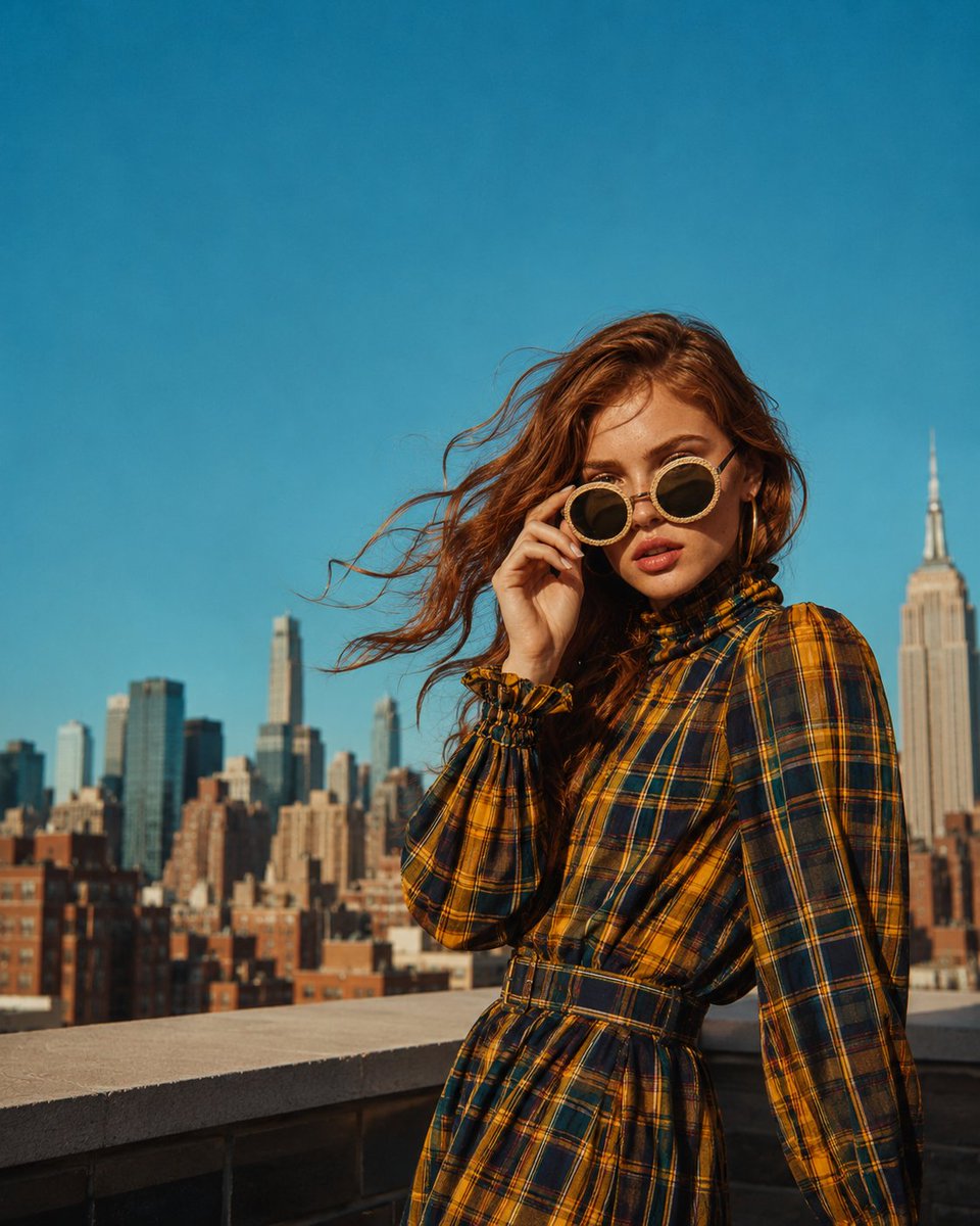 Golden Hour Editorial Rooftop Photo (1/3)