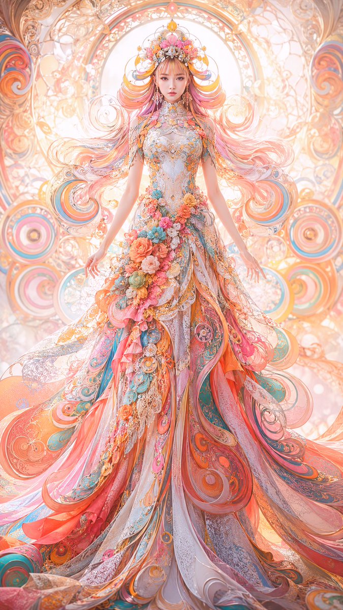 Faceless Art Nouveau Fantasy Princess (1/3)