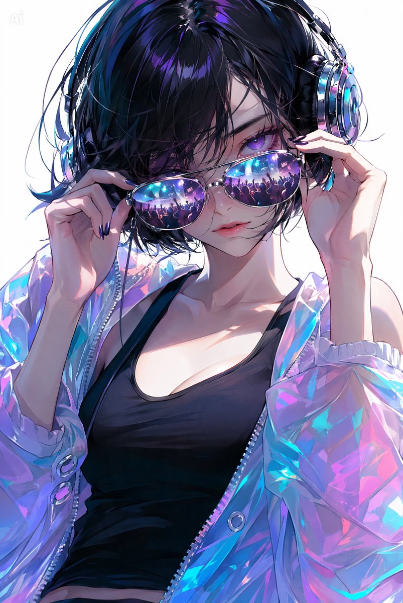 Cyber Club Anime Mode Porträt