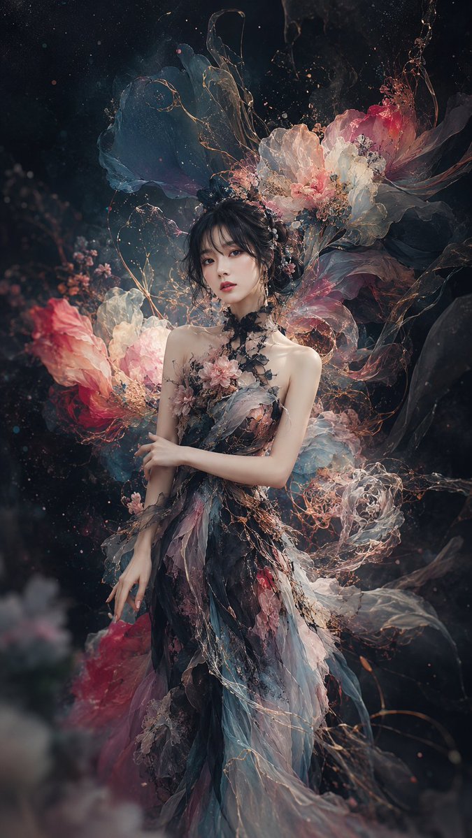 Ethereal Floral Fantasy Portrait (1/4)
