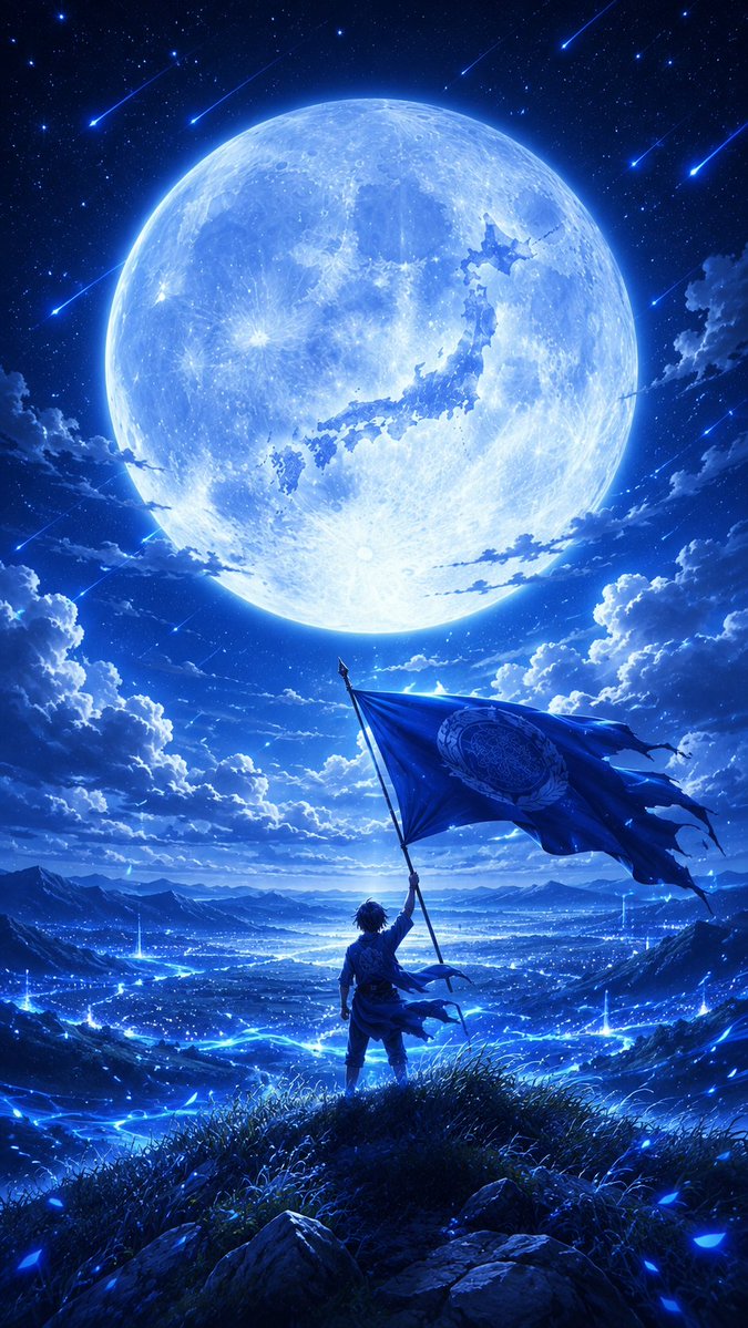 Samurai Luna Blu sul Giappone