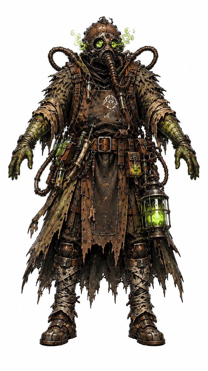 Steampunk Veba Simyacısı Karakteri