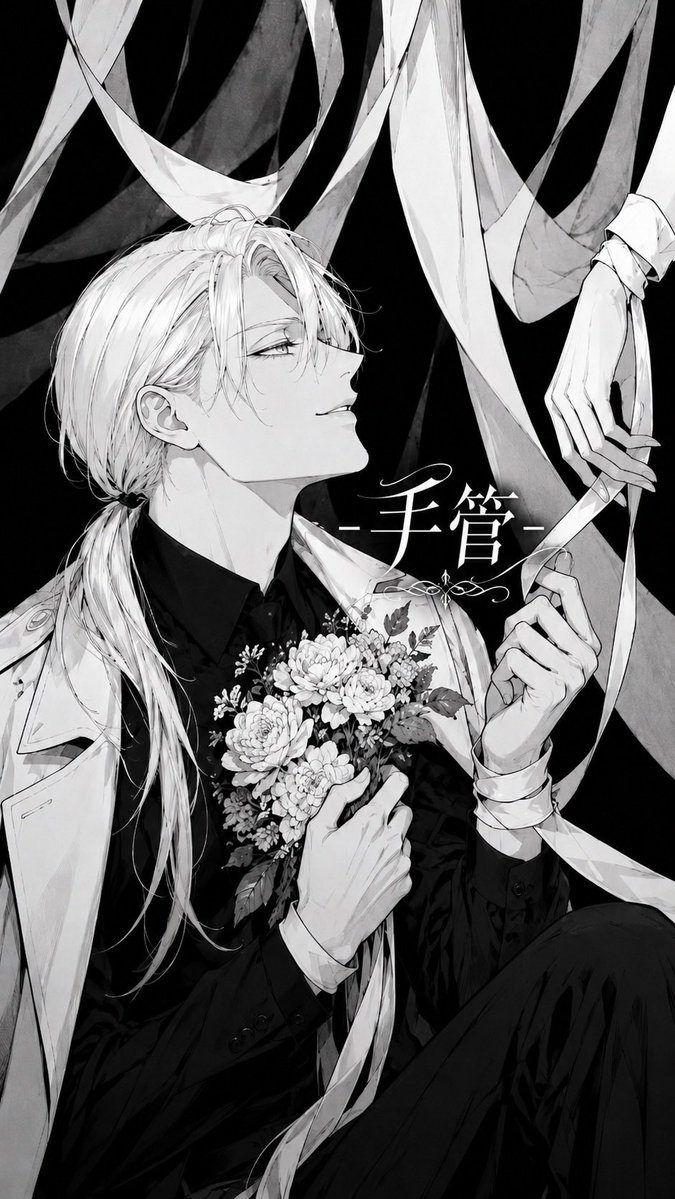 Nastri marionetta manga gotica monocromatica (1/3)