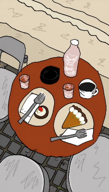 Redibujo de Café Estilo MS Paint Infantil