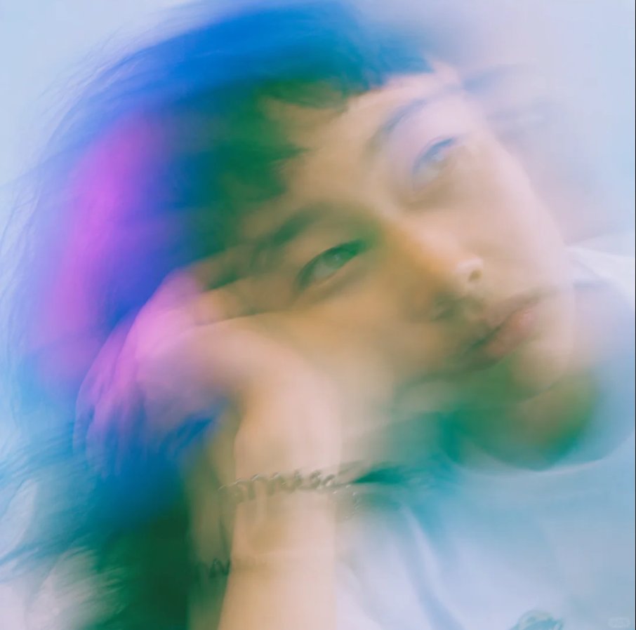 Ritratto sognante con motion blur