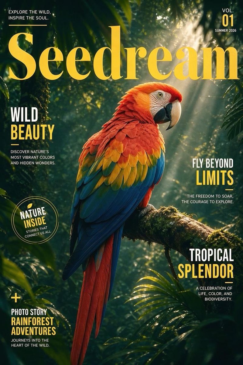 Tropical Macaw Magazine Cover