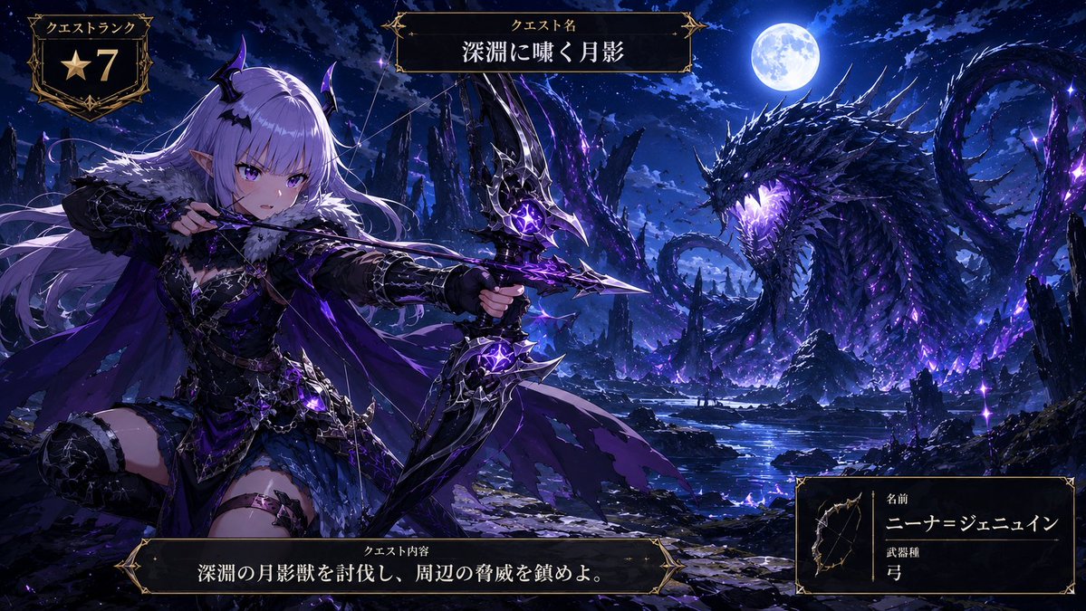 Anime Monster Hunter Quest-Karte