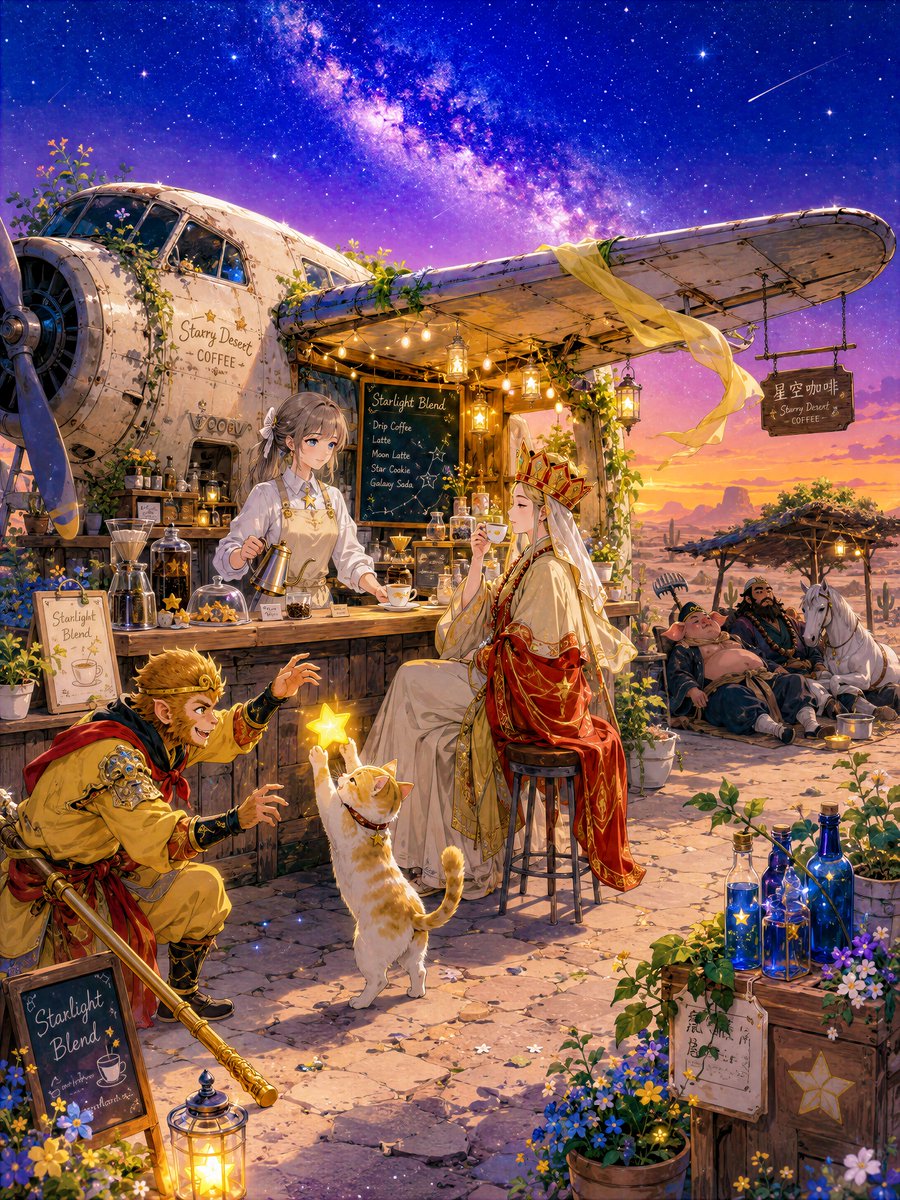 Caffè Aereo Sotto le Stelle del Deserto
