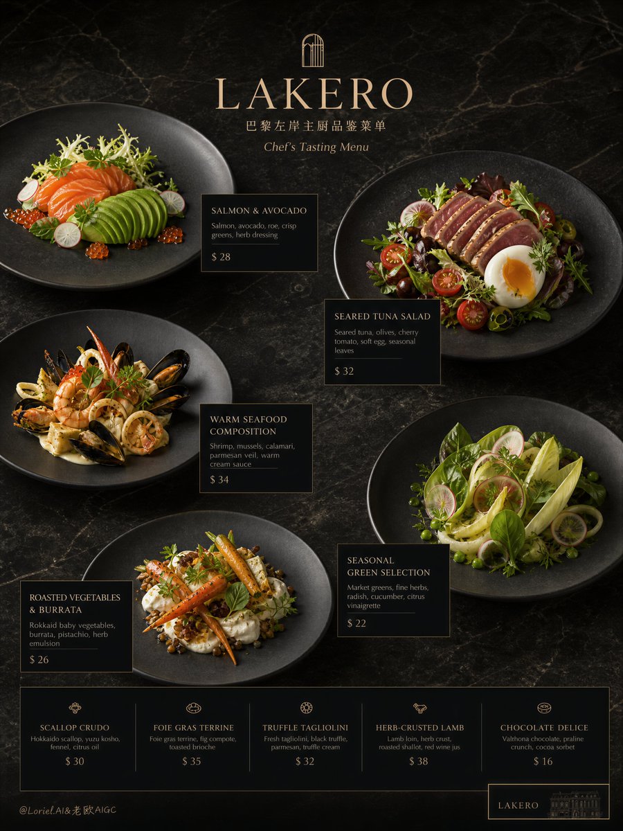Poster Campagna Ristorante Premium