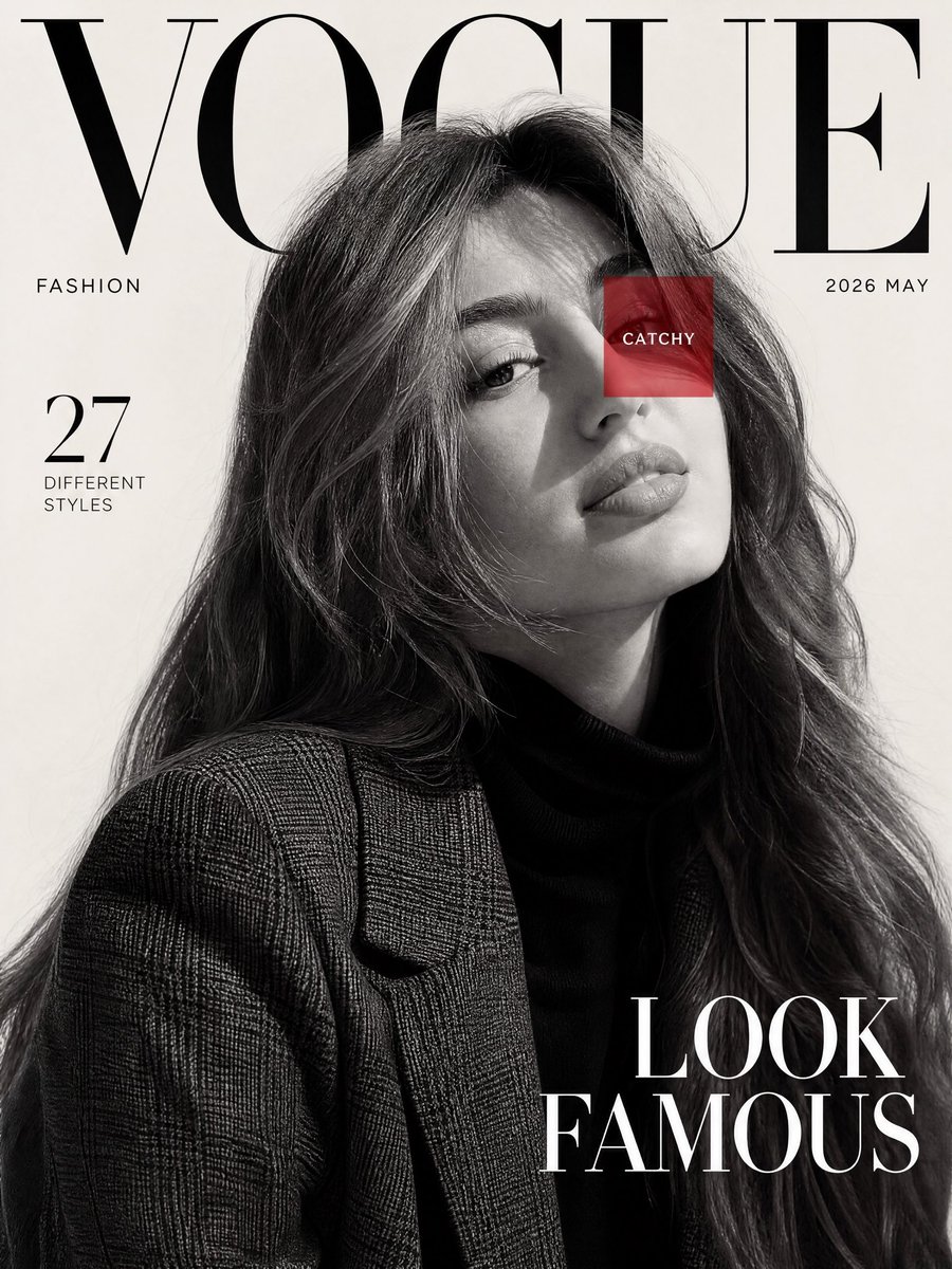 Editorial de Capa da Revista Vogue