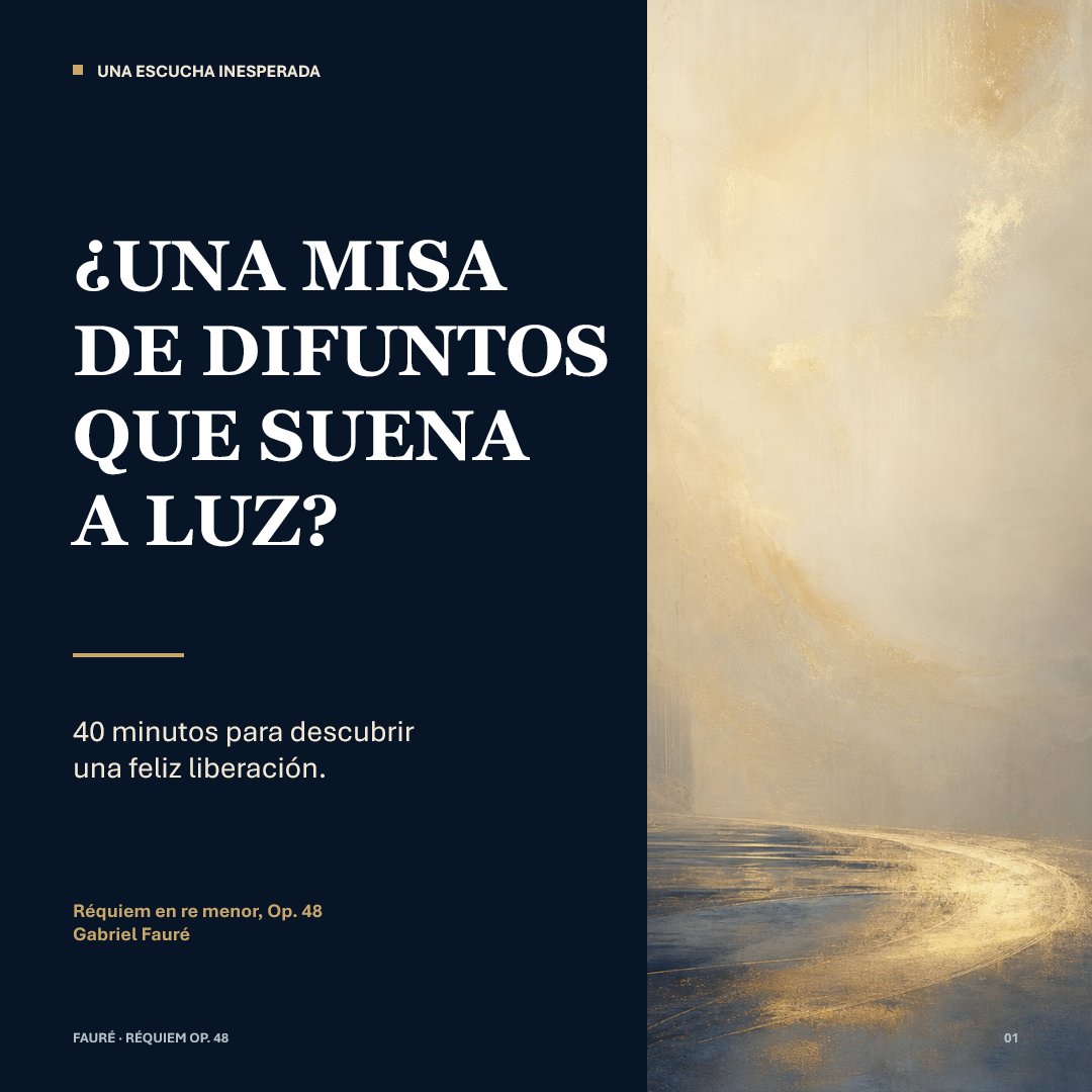 Leuchtendes Fauré Requiem Poster (1/4)