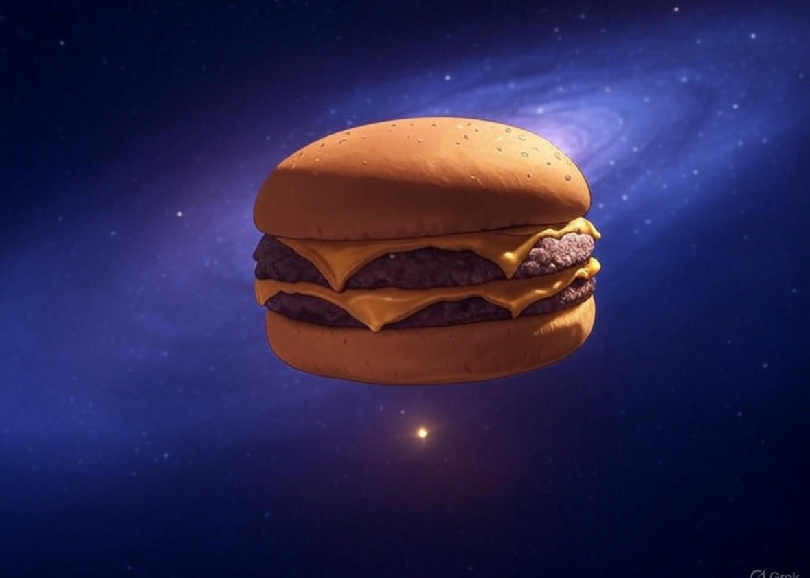 Uzayda Yüzen Cheeseburger
