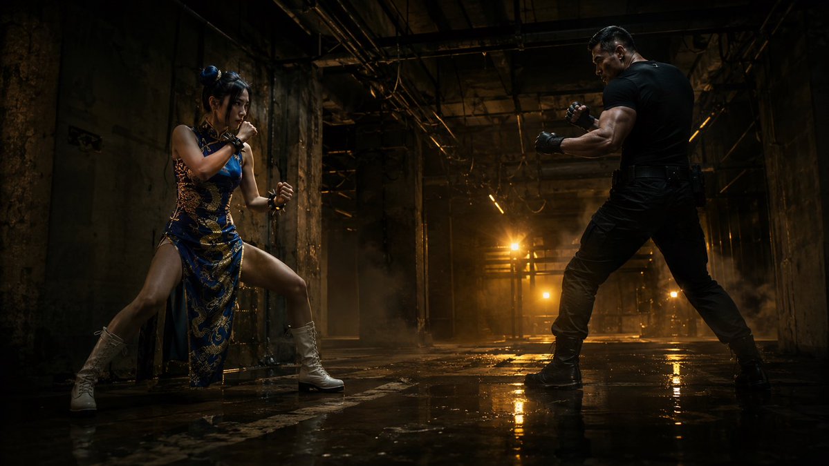Warehouse Martial Arts Showdown