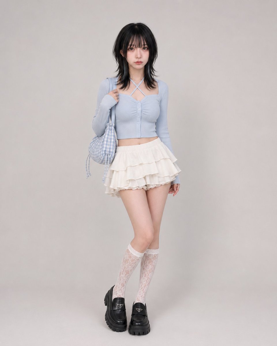 Summer Girly Fashion Outfit Style (1/2)