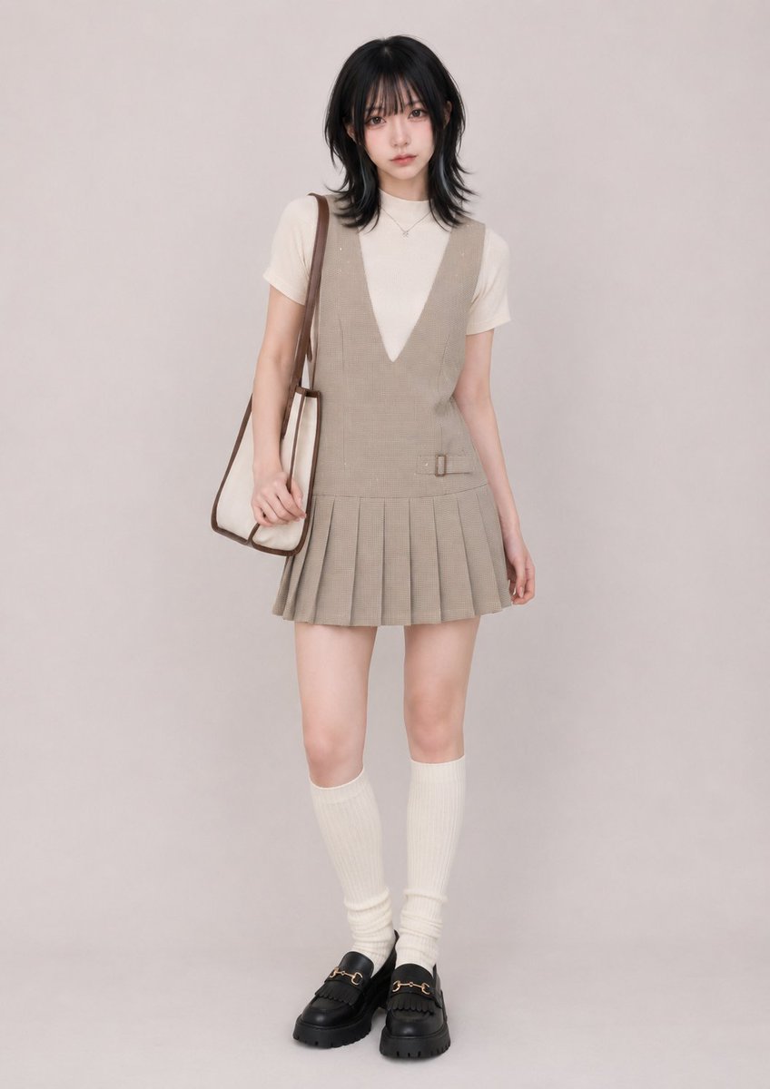 Retro School Girly Fashion Photography (1/2)