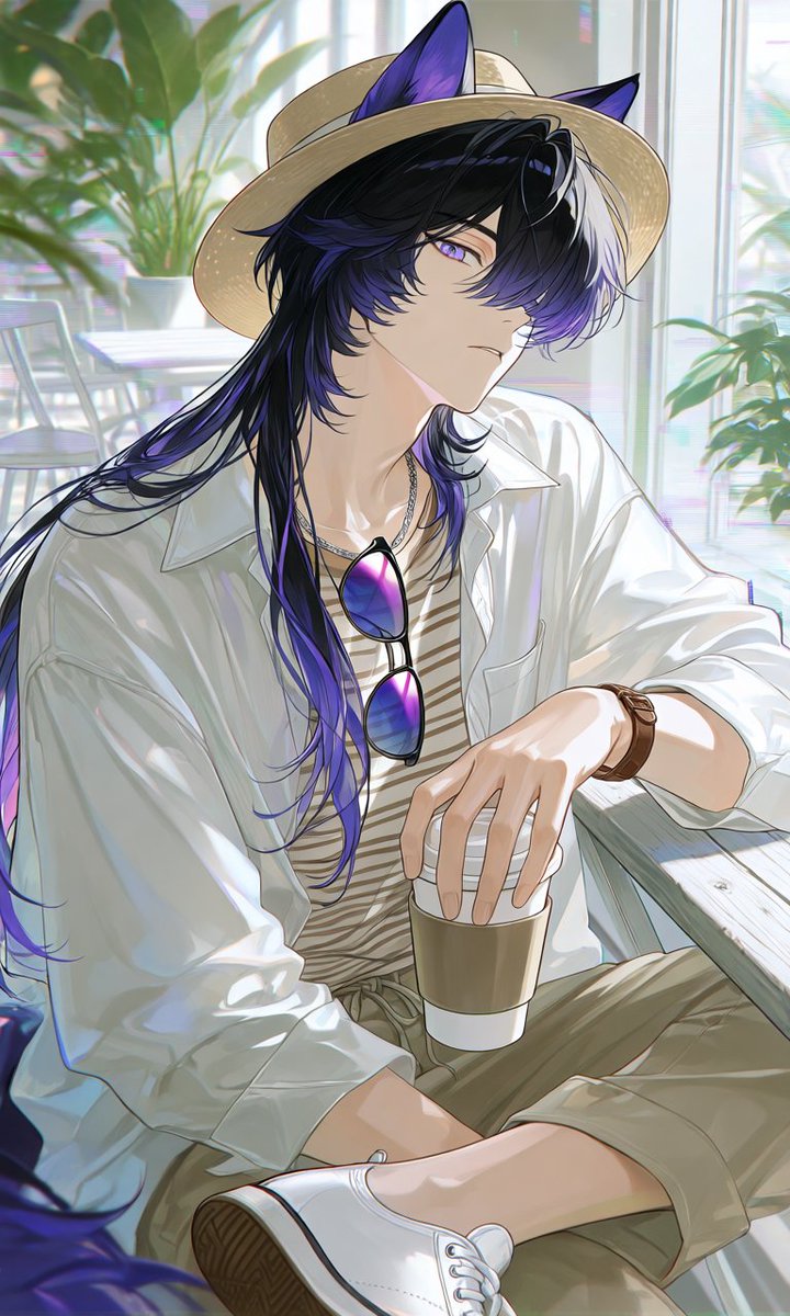 Ragazzo Lupo Anime Caffè Estivo (1/2)