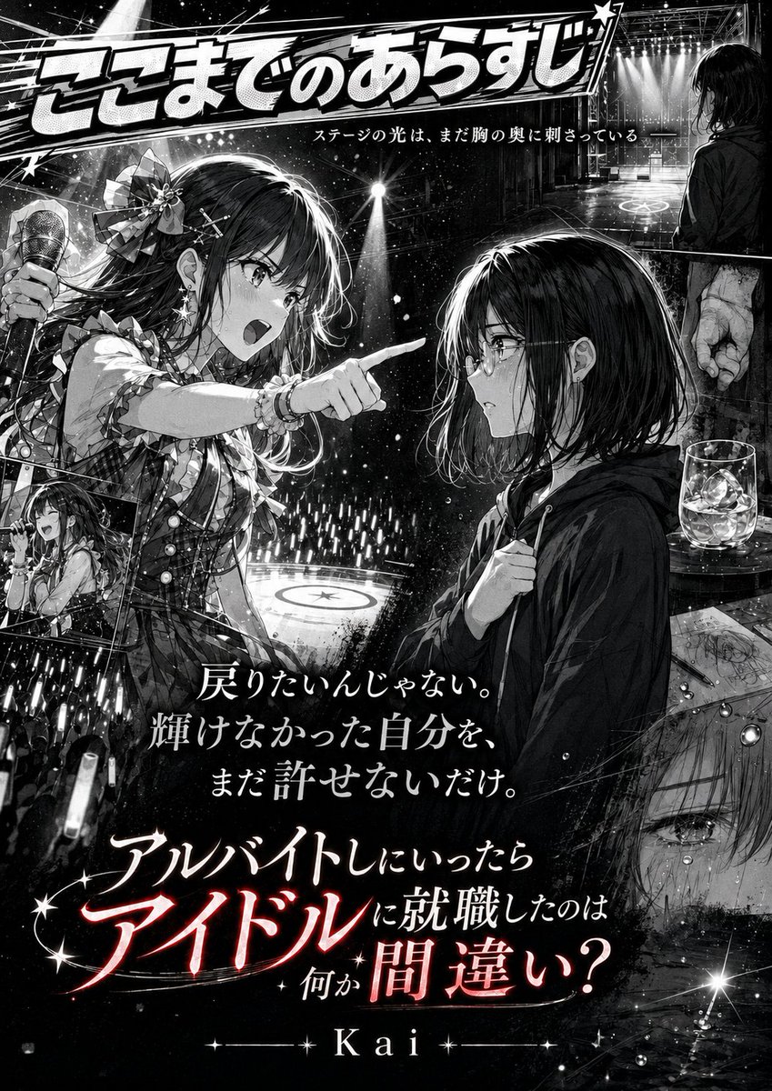 Poster Anteprima Manga Idol Monocromatico (1/4)