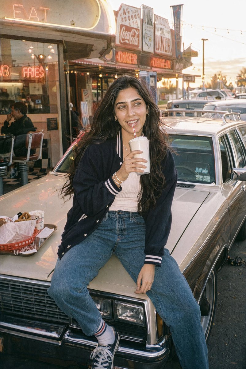 Portrait Milkshake Diner Rétro