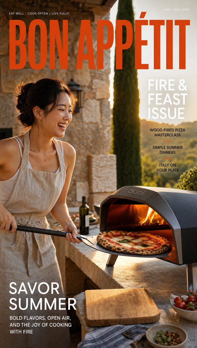 Copertina Rivista Lifestyle Pizza all'Aperto