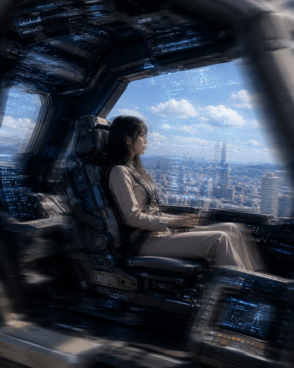 Mecha-Cockpit-Piloten-Szene